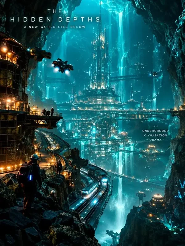 地底航线 短剧封面 - 糖心破解版地底文明题材