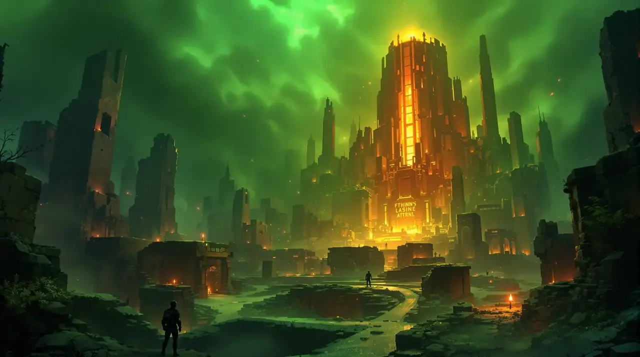 糖心破解版 科幻末世荒原夜景视觉